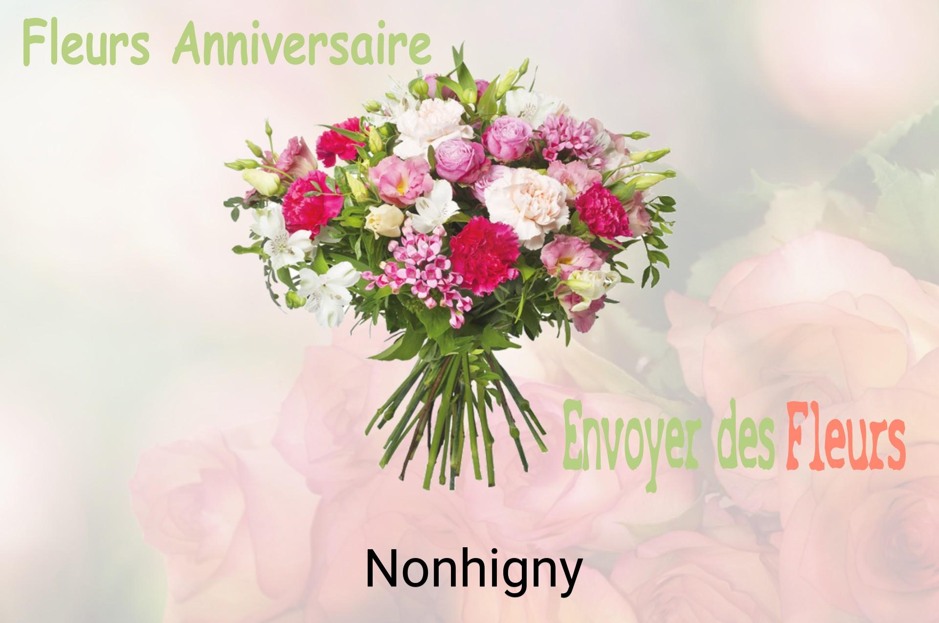 Bouquet de fleurs d’anniversaire livré à Nonhigny