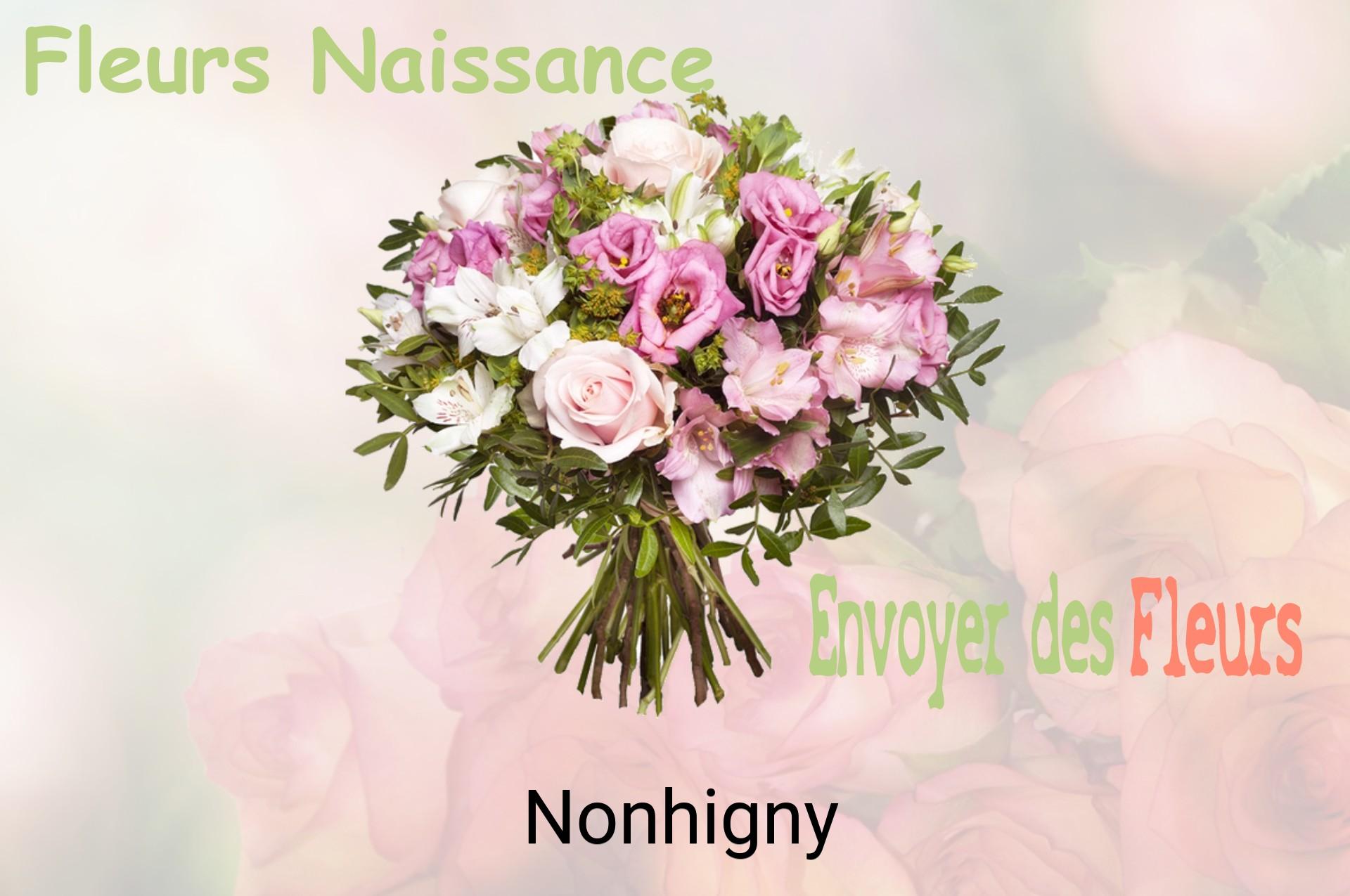 Bouquet de fleurs de naissance livré à Nonhigny